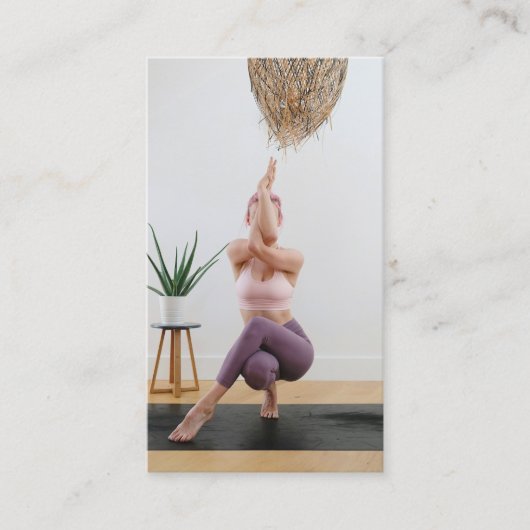 Gezondheid Wellness Influencer Content Creator Fot Visitekaartje (Voorkant)