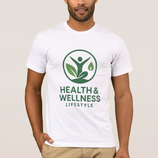 Gezondheid & Wellness Lifestyle Logo | geschikthei T-shirt (Voorkant)