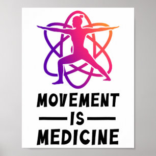 Gezondheid Yoga Oefening Revalidatie Sportgeneesku Poster