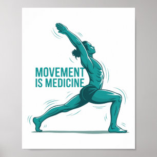 Gezondheid Yoga Oefening Revalidatie Sportgeneesku Poster