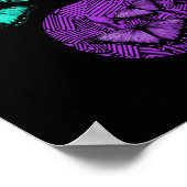 Gezondheid Zelfmoord Bewustzijn Semicolon Vlinders Poster (Hoek)