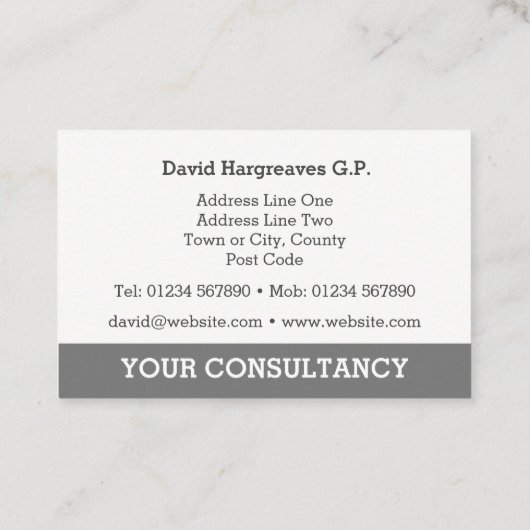 Gezondheids- en medische oproepkaart. visitekaartje (Achterkant)