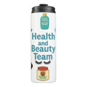 Gezondheids- en schoonheidsmedewerkers thermosbeker (Voorkant)