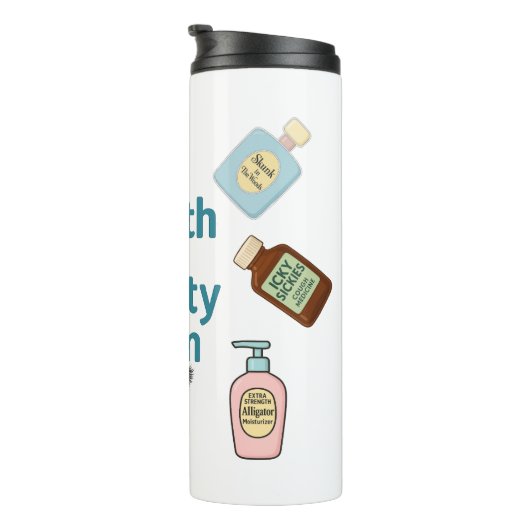 Gezondheids- en schoonheidsmedewerkers thermosbeker (Geroteerd rechts)