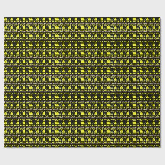 Gezondheids- en veiligheidsuitzendingen cadeaupapier (Vlak)