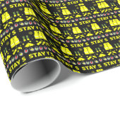 Gezondheids- en veiligheidsuitzendingen cadeaupapier (Rol Hoek)