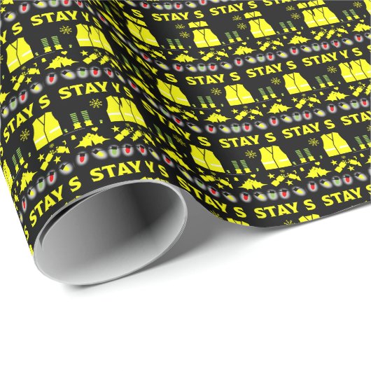 Gezondheids- en veiligheidsuitzendingen cadeaupapier (Rol Hoek)