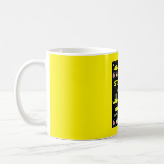 Gezondheids- en veiligheidsuitzendingen koffiemok (Links)