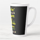 Gezondheids- en veiligheidsuitzendingen latte mok (Rechts)