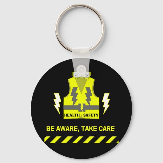 Gezondheids- en veiligheidsvoorschriften voor werk sleutelhanger (Voorkant)