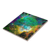 Gezondheids- en Vitaliteitsboom van het leven Tegeltje (Zijkant)