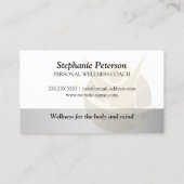 Gezondheids- en Wellness Coach Visitekaartje (Achterkant)
