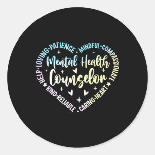 Gezondheidsadviseur geestelijke gezondheidszorg Aa Ronde Sticker