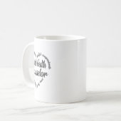 Gezondheidsadviseur Hart Word Cloud 1 Koffiemok (Voorkant links)