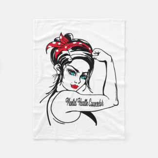 Gezondheidsadviseur Rosie de Riveter omhoog Fleece Deken