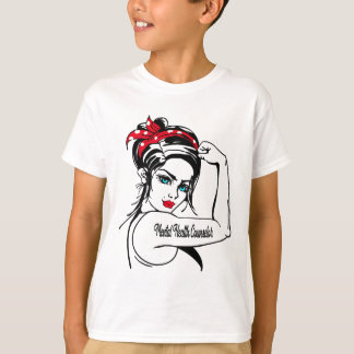 Gezondheidsadviseur Rosie de Riveter omhoog T-shirt
