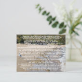 GEZONDHEIDSBEHANDELING VOOR ZIEKTE EN KANKER BRIEFKAART (Staand voorkant)