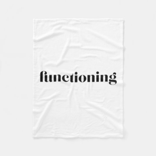Gezondheidsbewustzijn functioneren fleece deken (Voorkant)