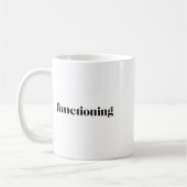 Gezondheidsbewustzijn functioneren koffiemok (Links)