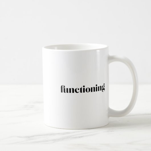 Gezondheidsbewustzijn functioneren koffiemok (Rechts)