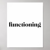 Gezondheidsbewustzijn functioneren poster (Voorkant)