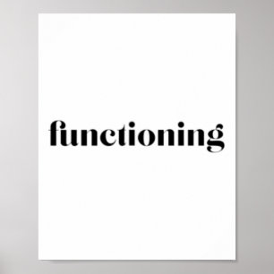 Gezondheidsbewustzijn functioneren poster