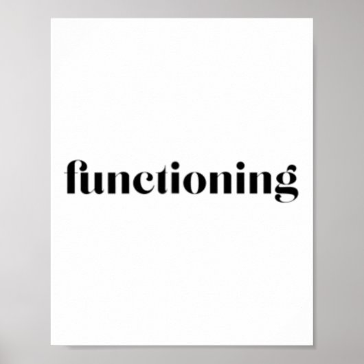 Gezondheidsbewustzijn functioneren poster (Voorkant)