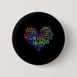 Gezondheidsbewustzijn Geschenken Depressie 1 Ronde Button 5,7 Cm