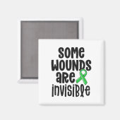 Gezondheidsbewustzijn Sommige wonden zijn onzichtb Magneet (Voorkant / Achterkant)