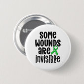 Gezondheidsbewustzijn Sommige wonden zijn onzichtb Ronde Button 5,7 Cm (Voorkant /achterkant)