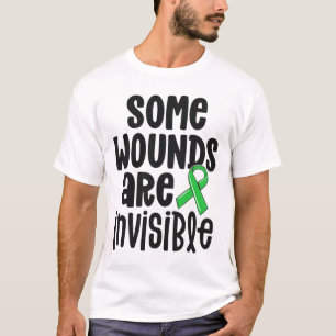Gezondheidsbewustzijn Sommige wonden zijn onzichtb T-shirt