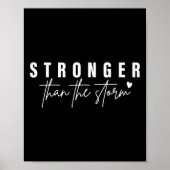 Gezondheidsbewustzijn sterker dan het Storm Poster (Voorkant)