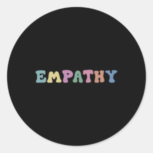 Gezondheidsbewustzijn Vriendelijkheid Empathie Ronde Sticker