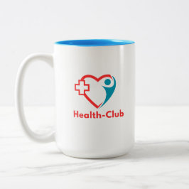 Gezondheidsclub Afdeling Volksgezondheid Tweekleurige Koffiemok