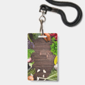 Gezondheidscoach, voedingsdeskundige badge (Achterkant met lanyard)