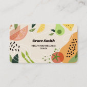 Gezondheidscoach Voedingsdeskundige Visitekaartje (Voorkant)