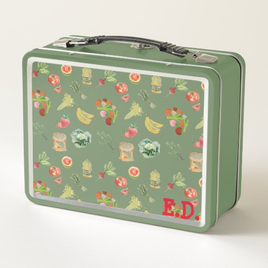 GEZONDHEIDSEATER METALE LUNCH BOX (Achterkant)