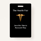 Gezondheidsevenementen Badge (Achterkant)