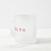 Gezondheidsgamer Matglas Koffiemok (Voorkant links)