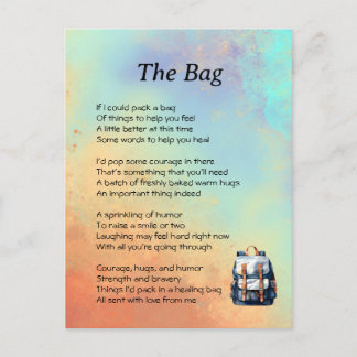 Gezondheidsgedicht  briefkaart