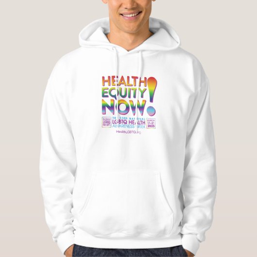 Gezondheidsgelijkheid nu! Hoodie (Voorkant)