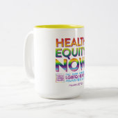 Gezondheidsgelijkheid nu! Mok (Voorkant links)