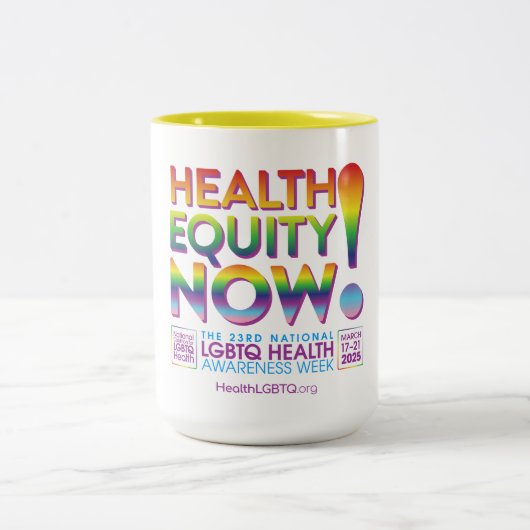 Gezondheidsgelijkheid nu! Mok (Center)