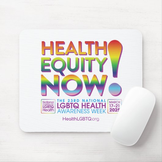 Gezondheidsgelijkheid nu! Muismat (Met muis)