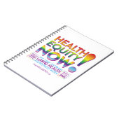 Gezondheidsgelijkheid nu! notitieboek (Linkerzijde)