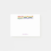 Gezondheidsgelijkheid nu! post-it® notes (Voorkant)