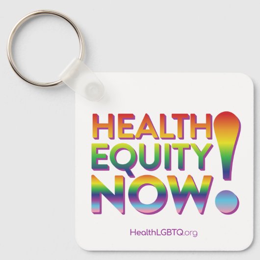 Gezondheidsgelijkheid nu! sleutelhanger (Voorkant)