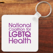 Gezondheidsgelijkheid nu! sleutelhanger (Achterkant)