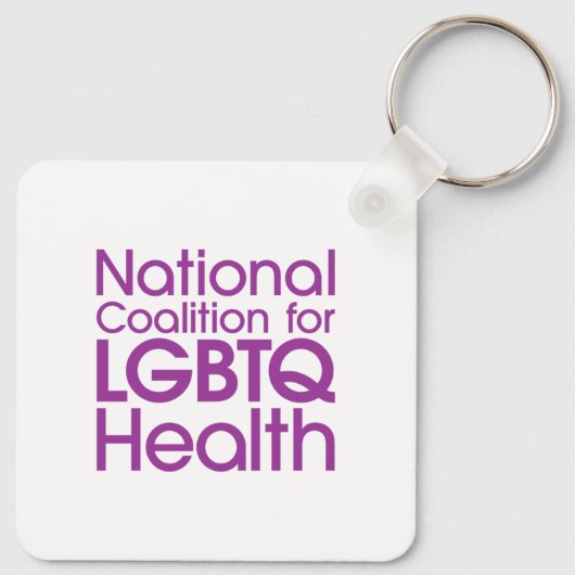 Gezondheidsgelijkheid nu! sleutelhanger (Achterkant)