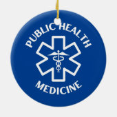 Gezondheidsgeneeskunde Arts Nurse Medical Keramisch Ornament (Achterkant)